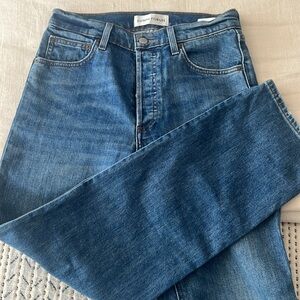 Arlo Hi-Rise Straight Jean in 5 Yrs Kiss N Tell Bl